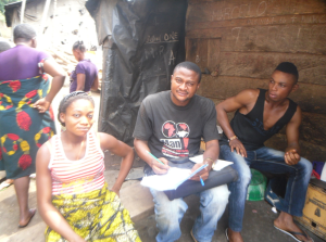 The staff of IYEC carrying out advocacy to this vulnerable women and youth in this community to achieved behavioral and attitude charge in the practice of early marriages, teenage pregnancy and the respect of human rights in this community.